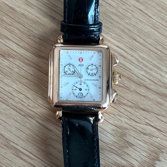 Michele Deco Watch Rose Gold - Picture 1 of 9